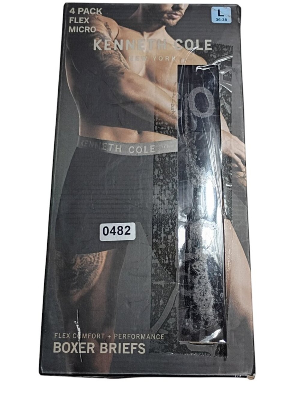 Kenneth Cole New York Flex Micro Boxer Briefs 4-Pack Size L (36-38)